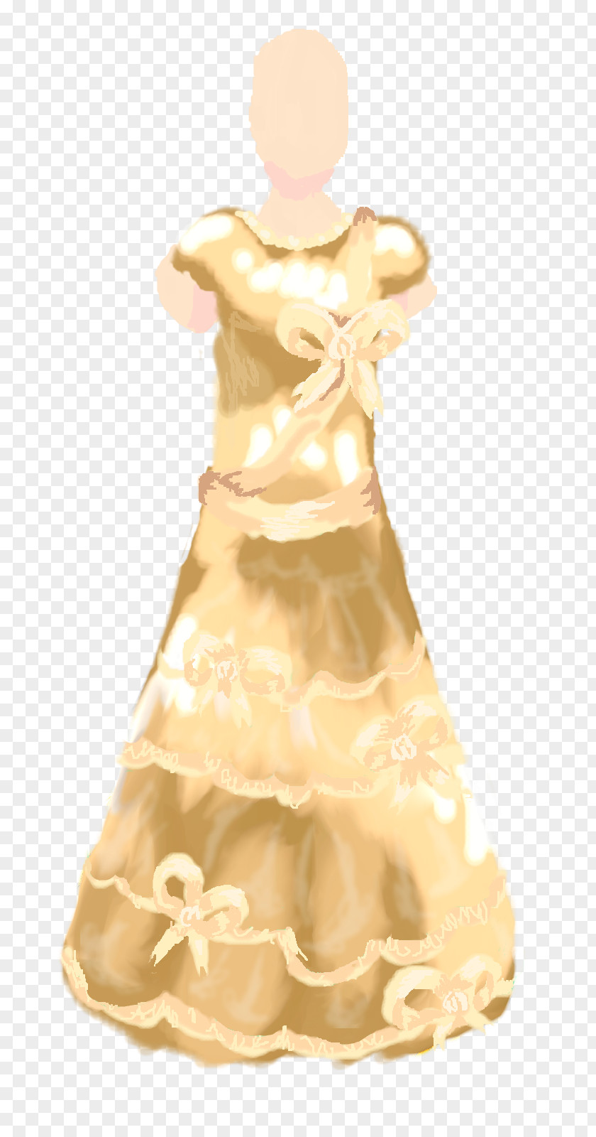 Dress Gown Cocktail Costume Design PNG