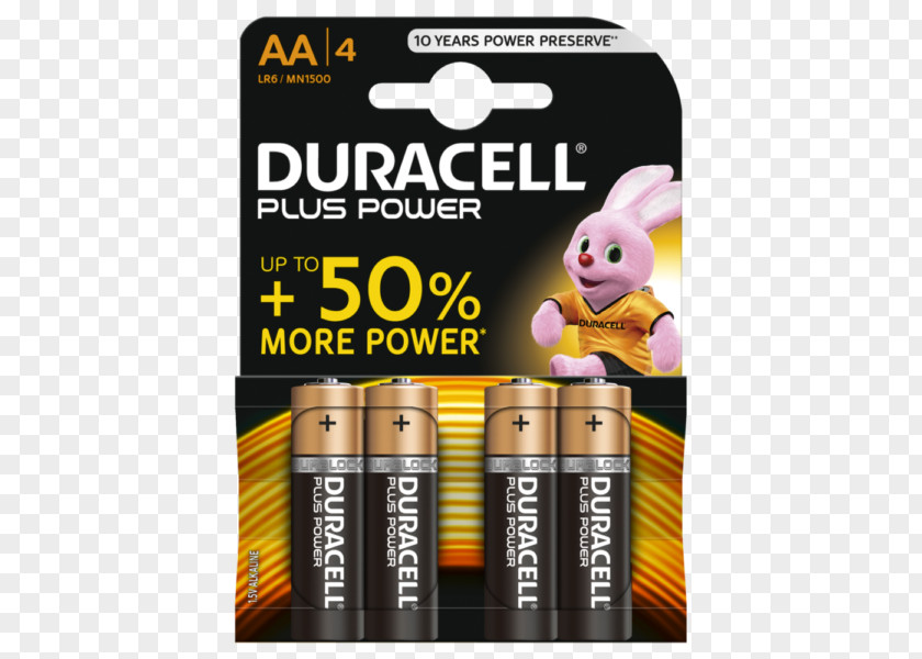 Duracell Alkaline Battery AAA Electric PNG