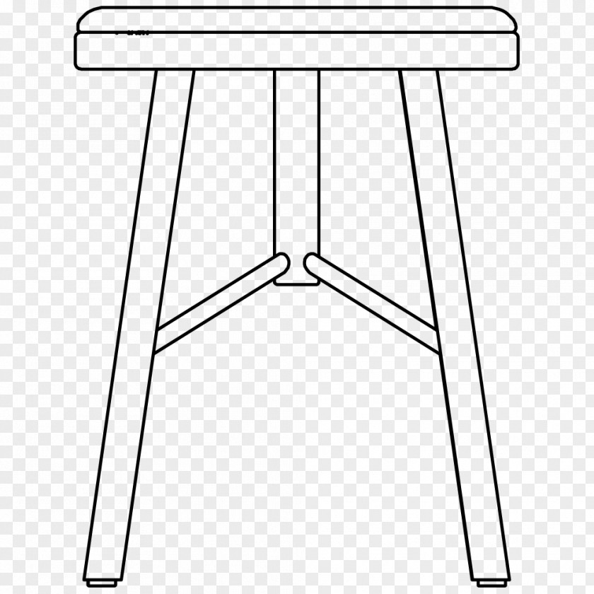 Table Chair White Angle PNG