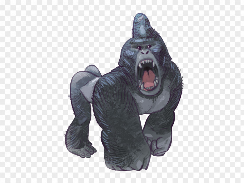 Booh Western Gorilla Sculpture Figurine Stylus Snout PNG