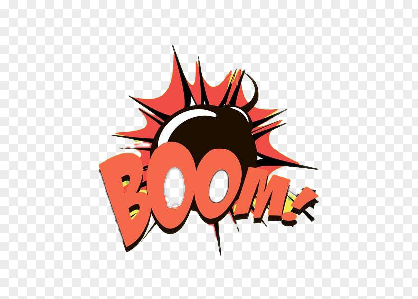 Boom Explosion Letters PNG