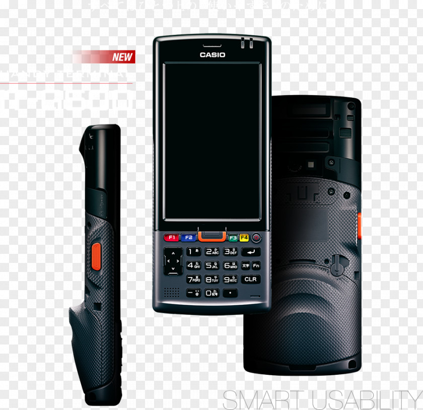 Casio Feature Phone Mobile Phones Handheld Devices Portable Data Terminal Near-field Communication PNG