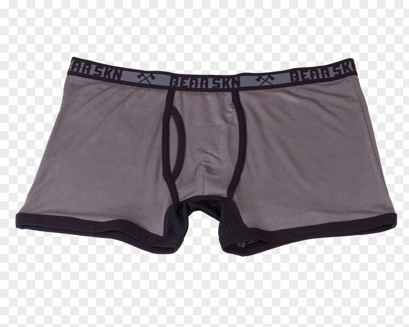 Grey Bear Underpants Swim Briefs Boxer Trunks PNG