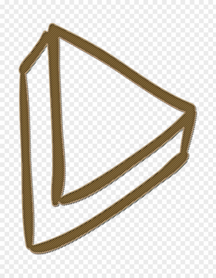 Hand Drawn Arrows Icon Start Play Button PNG