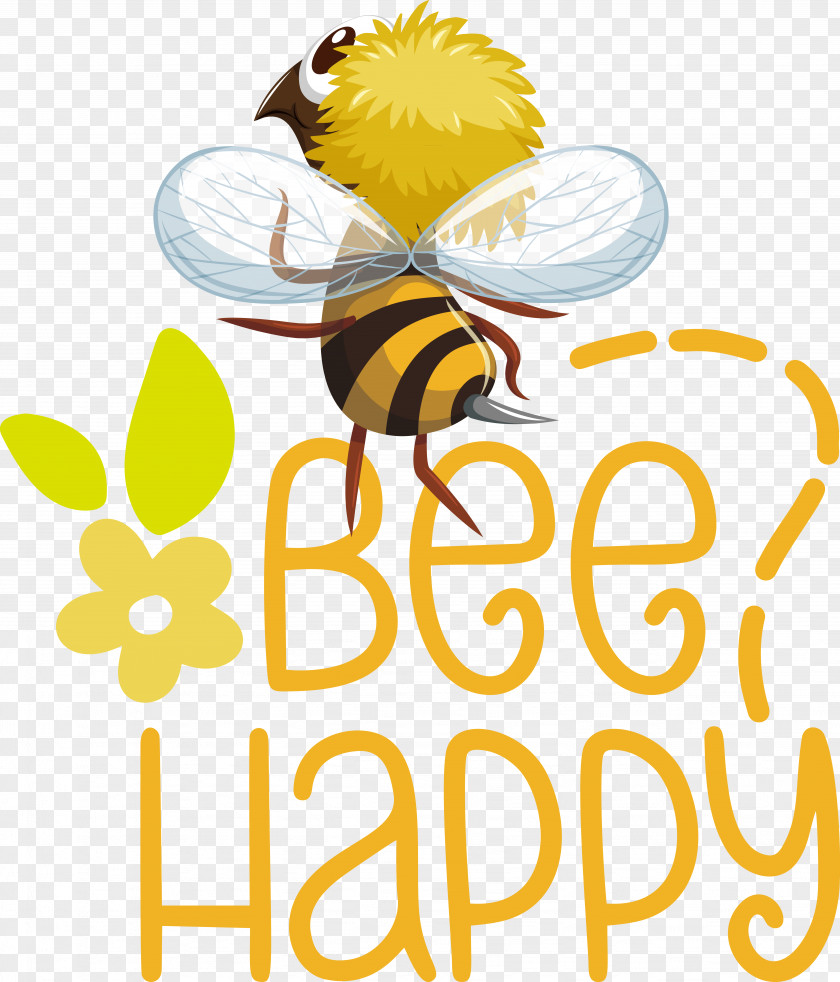 Honey Bee Bees Refrigerator Magnet Insects Small PNG