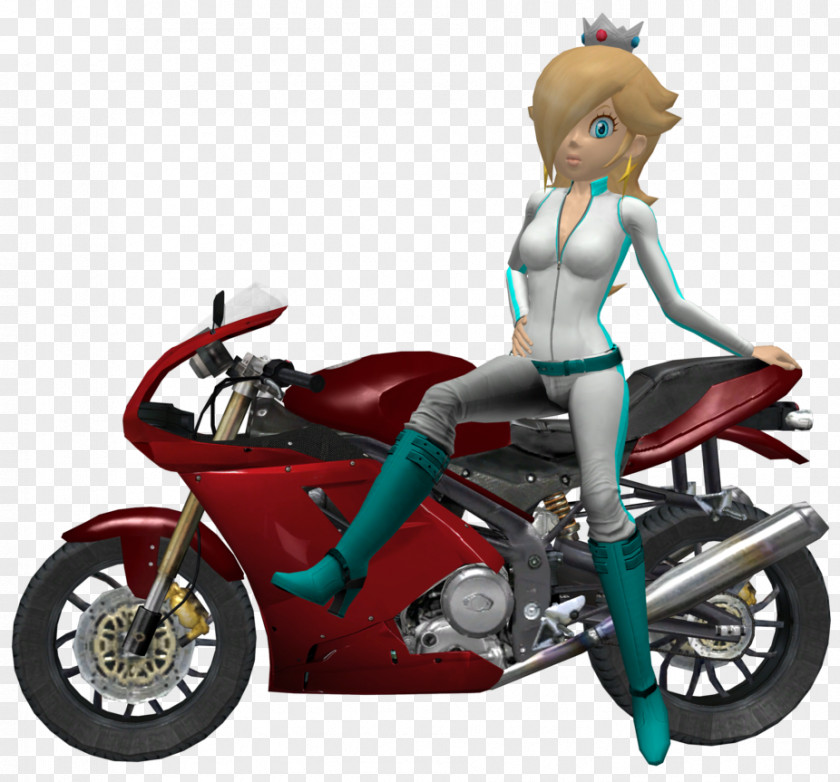 Motorcycle Rosalina Mario Kart Wii Princess Peach PNG