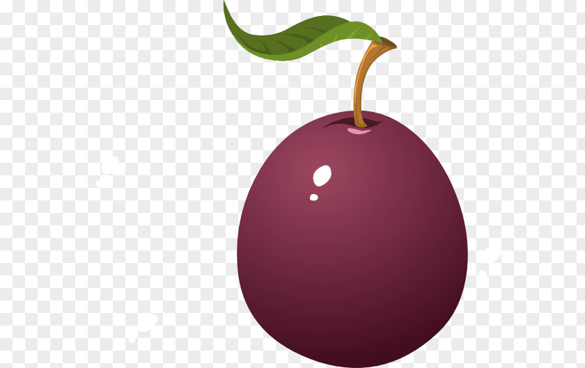 Plum Vector Fruit Clip Art PNG