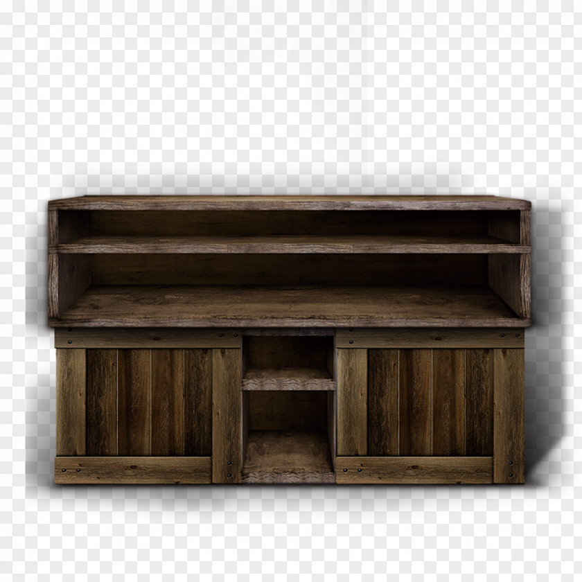 Traditional Wooden Cupboard Shelf Cabinetry Furniture PNG