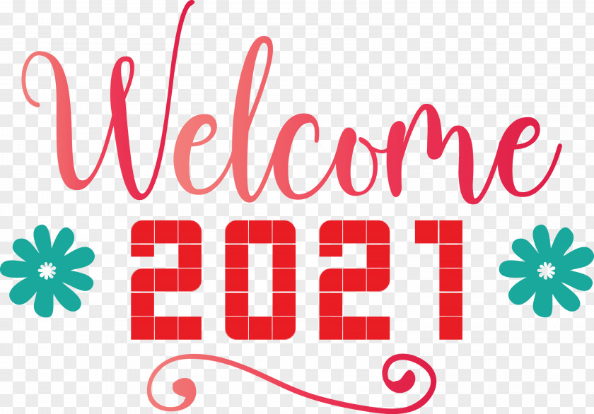 Welcome 2021 Year New PNG