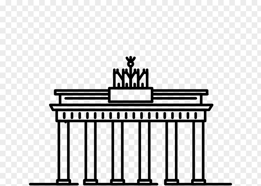 Brandenburg Gate Spain Logo HTML5 Video Font PNG