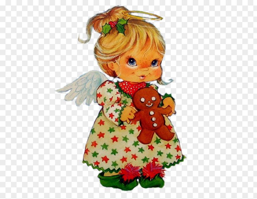 Fairy Christmas Ornament Doll Angel M PNG