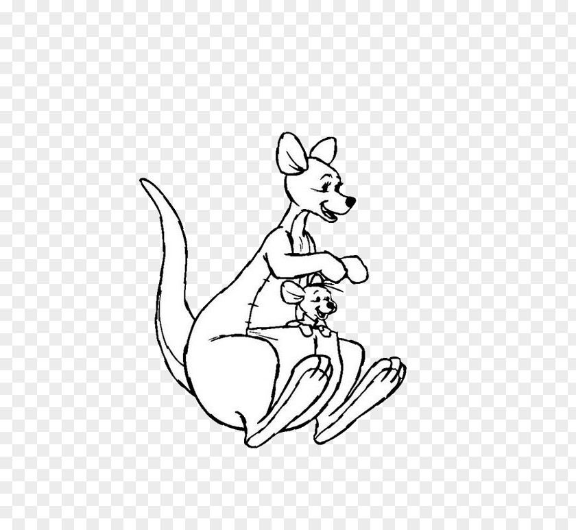 Kangaroo Stick Figure Winnie The Pooh Winnie-the-Pooh Piglet Kanga Roo PNG