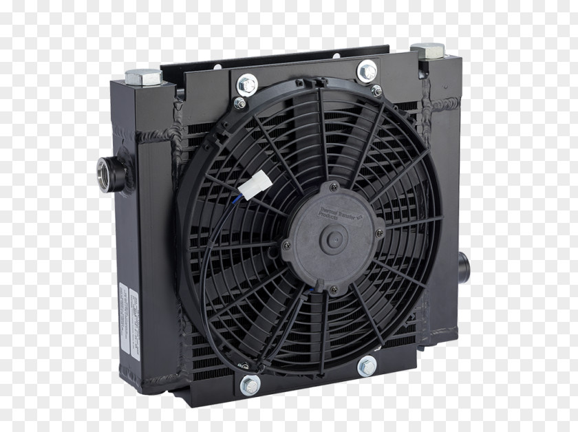 Radiator Computer System Cooling Parts Oil Heat Exchanger Fan PNG