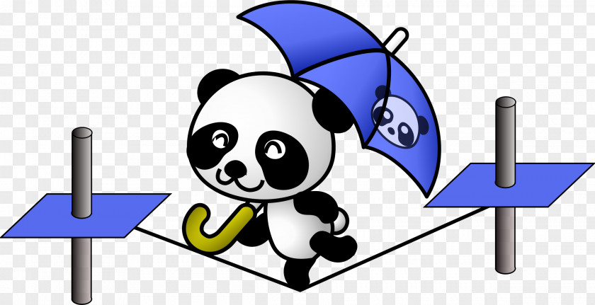 Umbrella Giant Panda Clip Art PNG