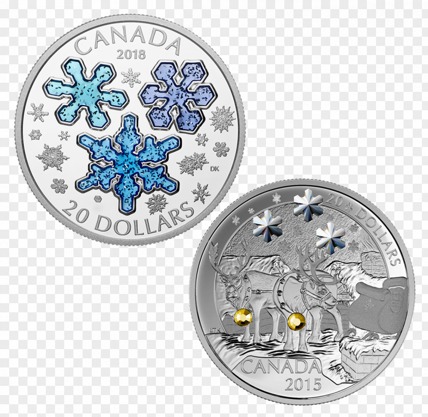 Coin Silver Dollar Crystal PNG