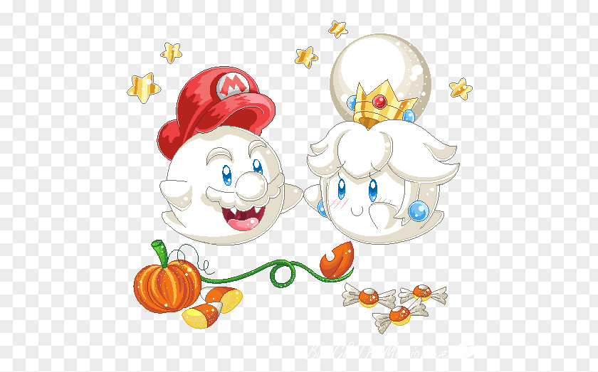 Mario Ghost Super Galaxy Princess Peach Bros. World Daisy PNG