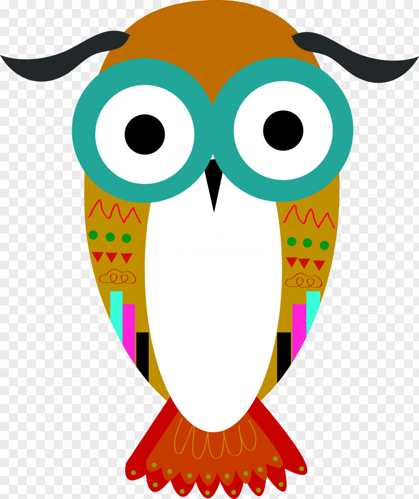 Owl Vector Illustration PNG