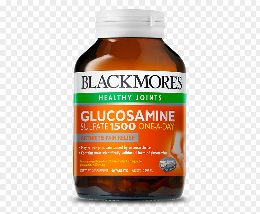 Tablet Dietary Supplement Glucosamine Blackmores Fish Oil Arthritis PNG
