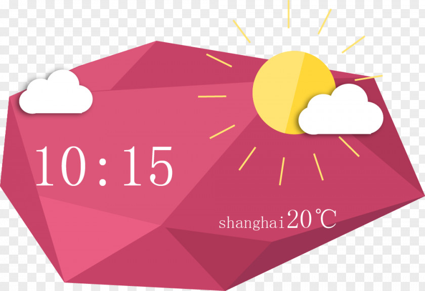Vector Painted Weather Icon PNG
