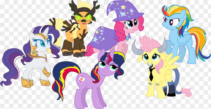 Good Evening Rainbow Dash Fluttershy Twilight Sparkle Rarity Pinkie Pie PNG