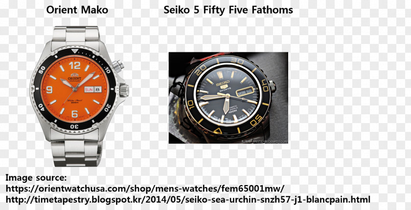 Watch Orient Diving Clock Seiko PNG
