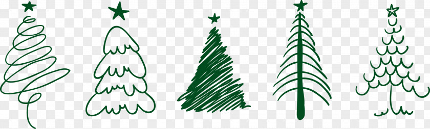 Christmas Tree Drawing Santa Claus PNG