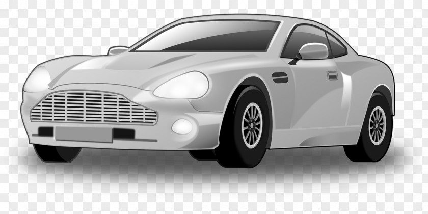 Classic Car Aston Martin DBS V12 Sports Clip Art PNG