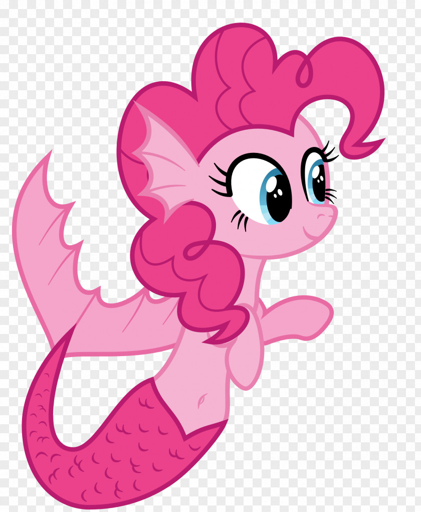 Mermaid Pony Pinkie Pie Rainbow Dash Twilight Sparkle Rarity PNG
