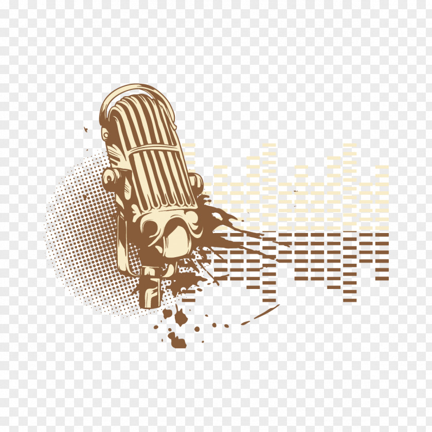 Vector Drawing Microphone Euclidean Sound PNG