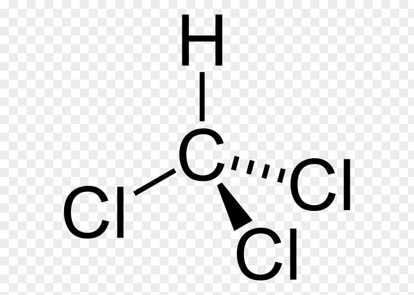 Chloroform Tetrahedral Molecular Geometry Molecule Structural Formula PNG