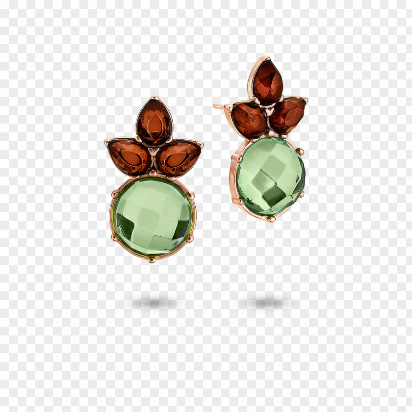 Gemstone Earring House Of Amber Green PNG