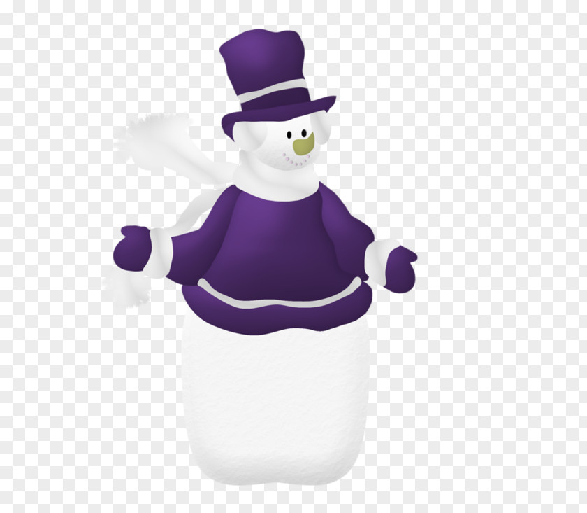 Purple Snowman Ded Moroz Christmas Santa Claus PNG