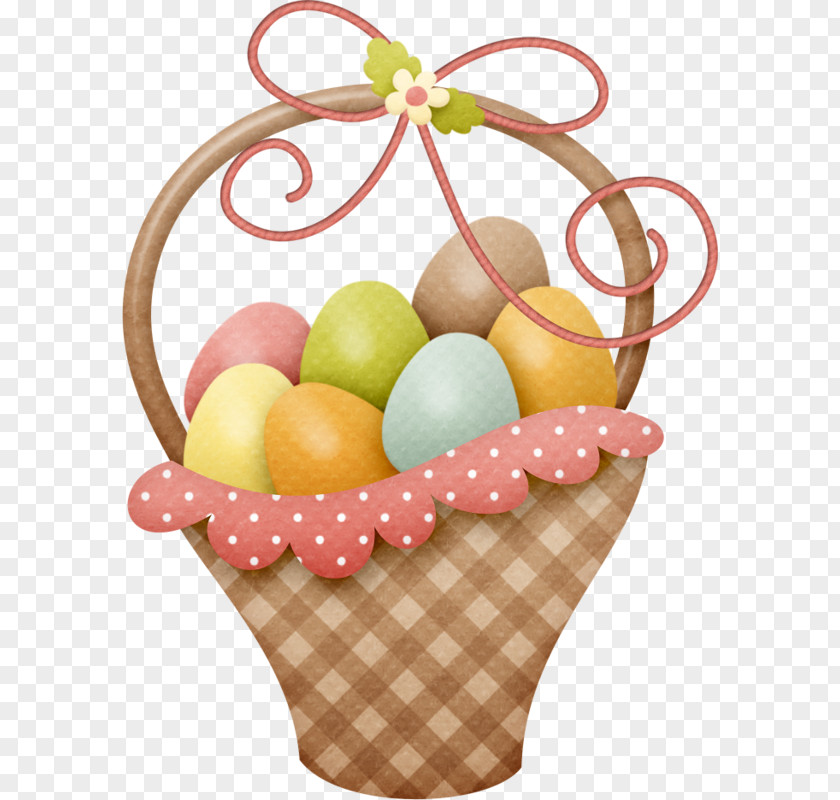 Easter Basket Bunny Egg PNG