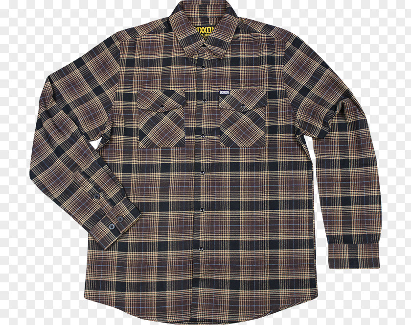 Flannel Tartan Woolen Shirt PNG