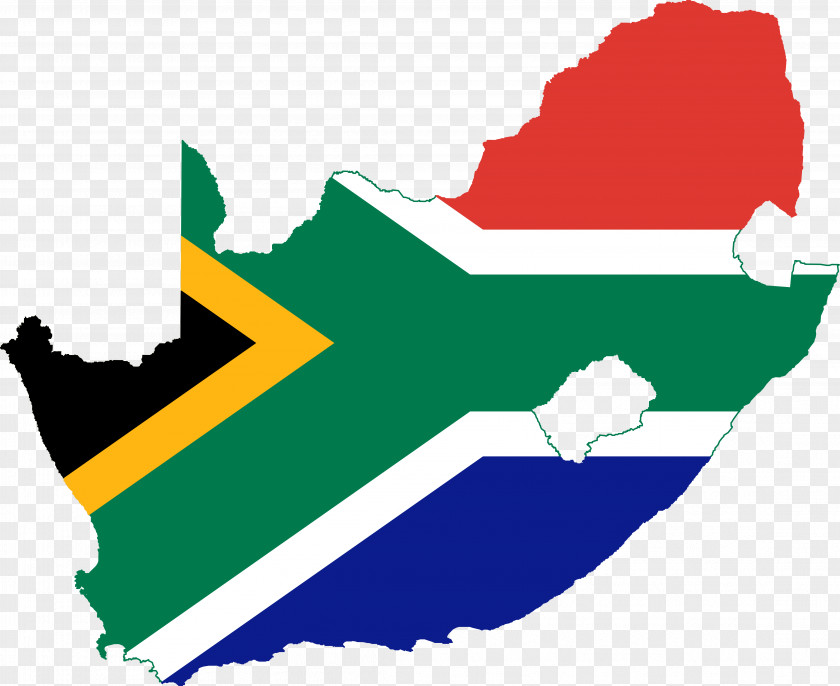 Kindly Vector Flag Of South Africa Map Clip Art PNG