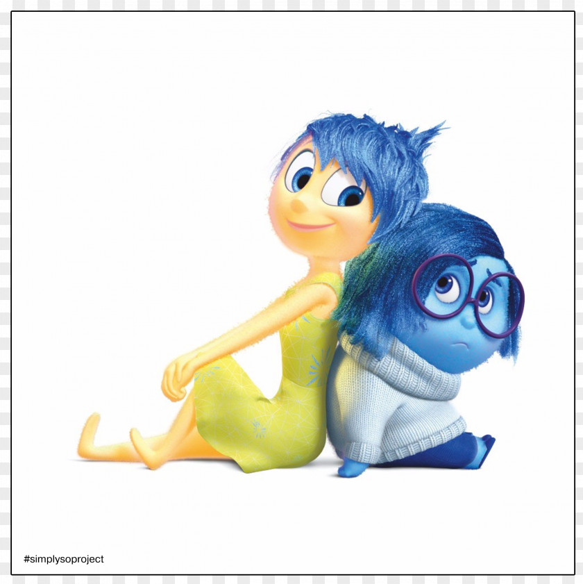 Pixar YouTube Sadness Film Character PNG