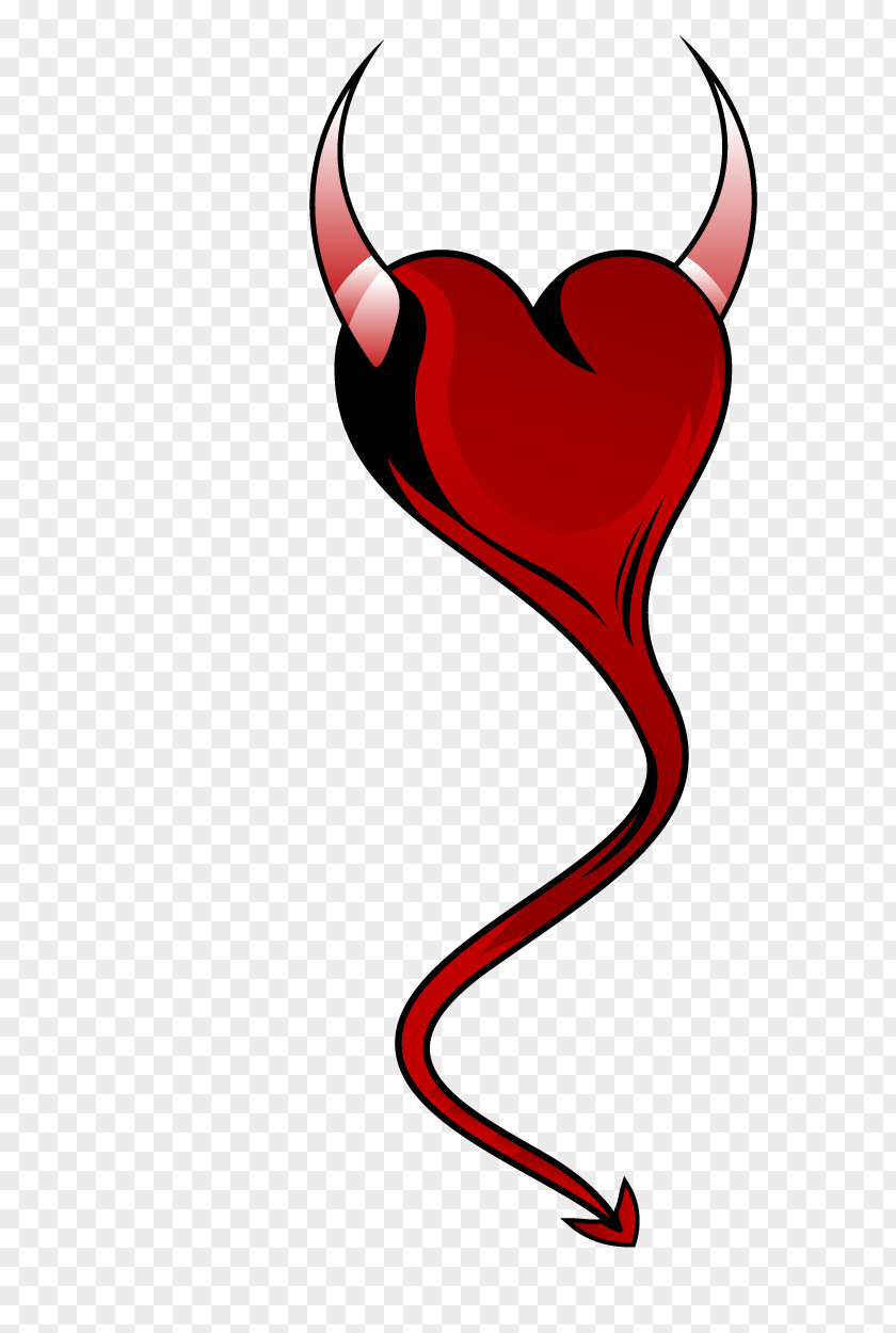 Twisted Horns Heart PNG