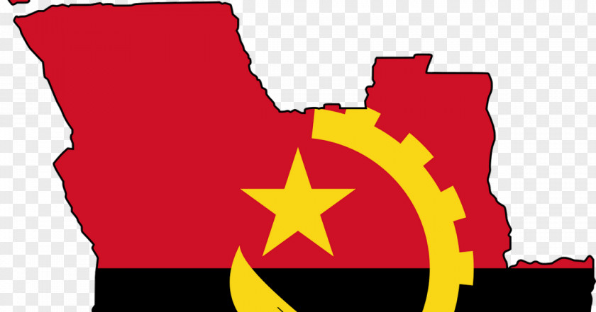 Flag Of Angola National Country Languages PNG