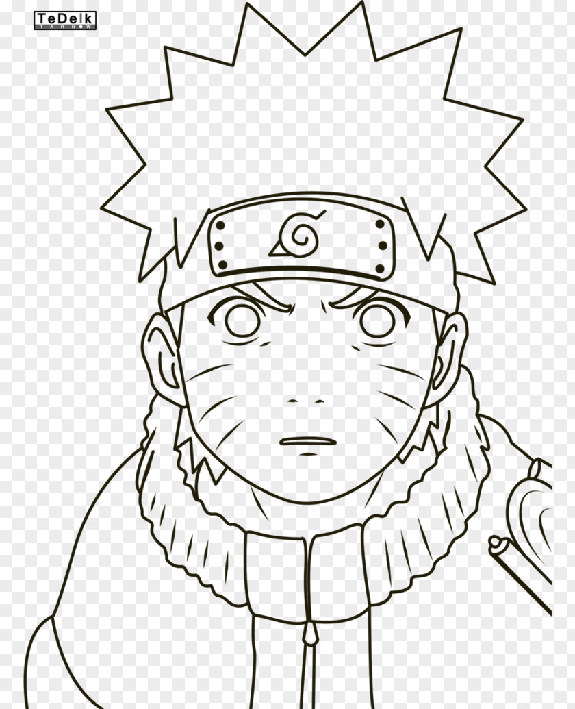 Lineart Naruto Line Art /m/02csf Drawing Cartoon Clip PNG