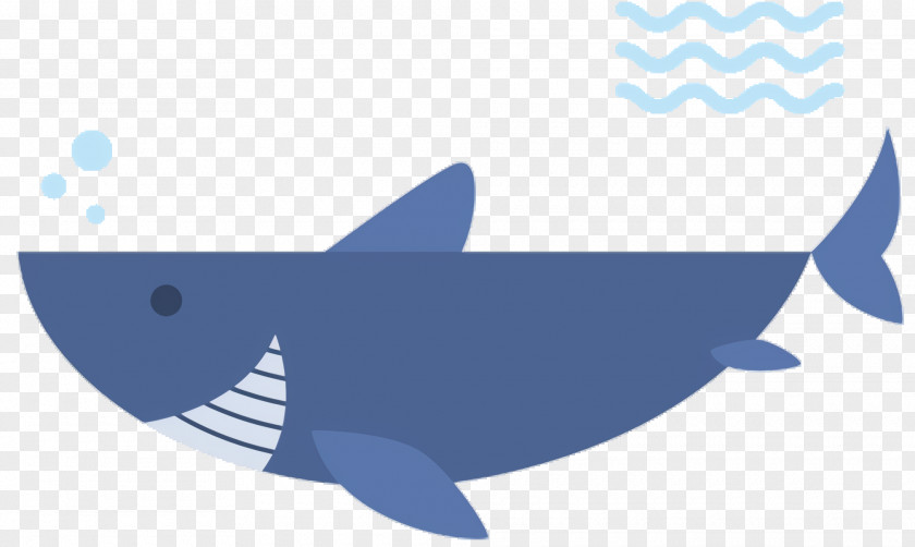 Logo Blue Whale Shark Fin Background PNG