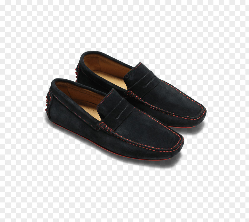 Mocassin Slip-on Shoe Slipper Suede Leather PNG
