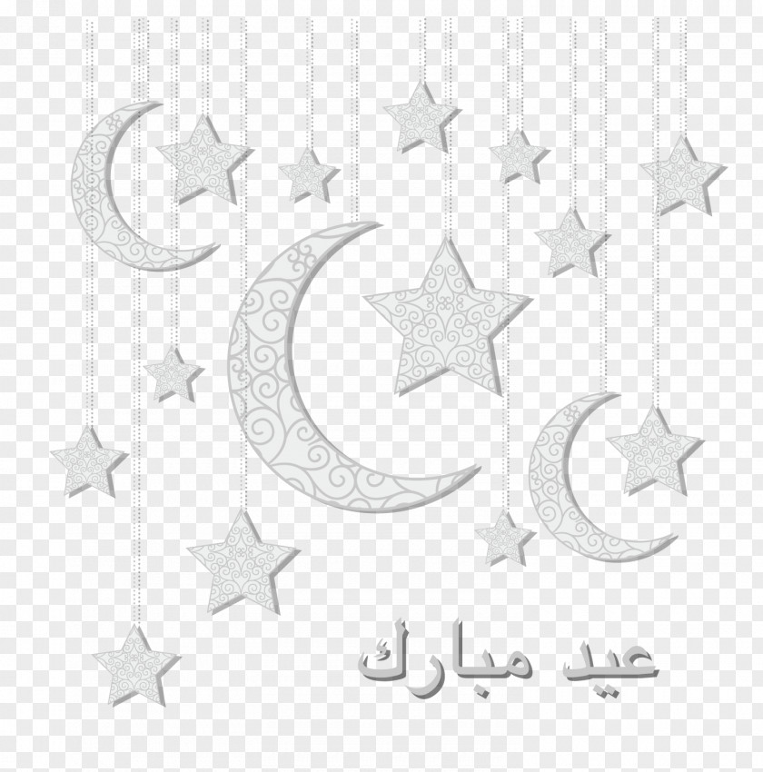 Vector Format Of The Moon And Stars Point Angle White PNG