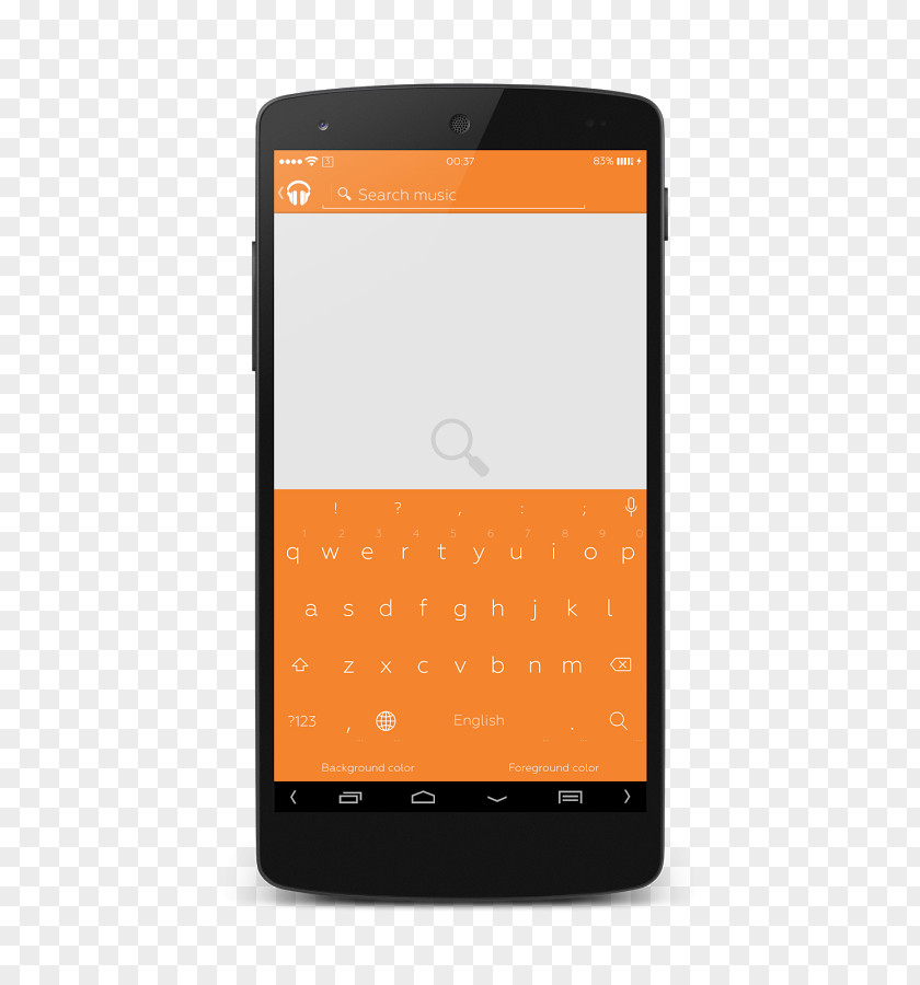 Flat Style Feature Phone Smartphone Computer Keyboard Android Application Software PNG