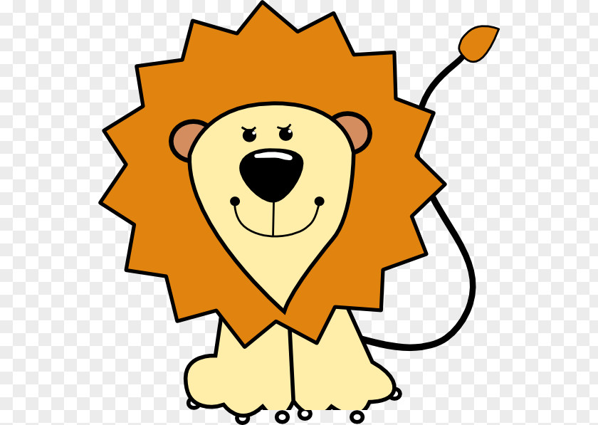 Lion Head Baby Lions Cartoon Drawing Clip Art PNG