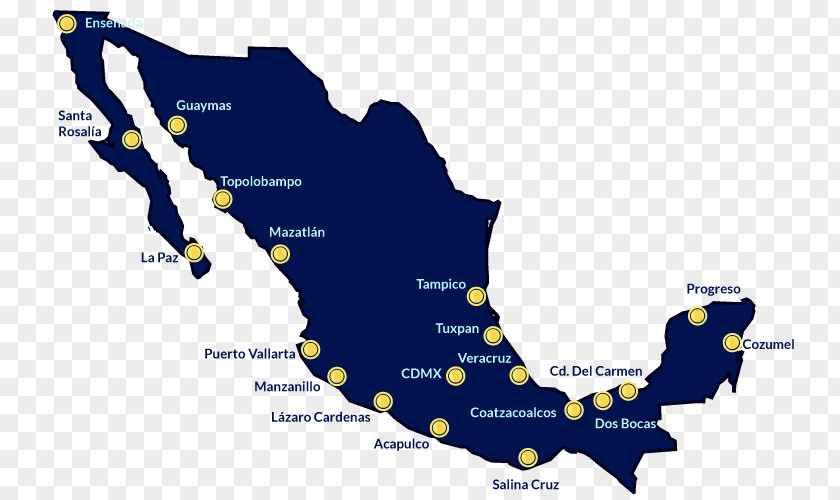 Map Mexico Stock Photography PNG