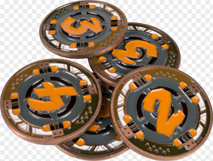Metal Coins Wheel Rim Font PNG