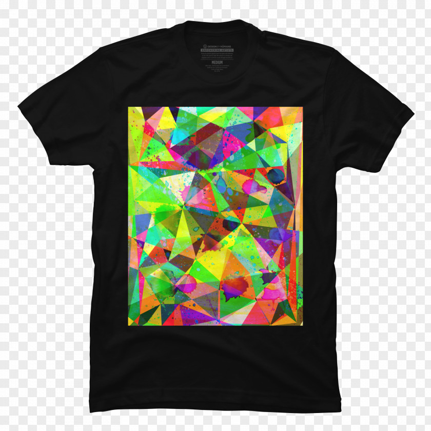 T-shirt Geometry Textile Watercolor Painting Geometric Abstraction PNG