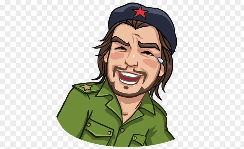 Che Guevara Telegram Sticker Communist #2 Revolutionary PNG