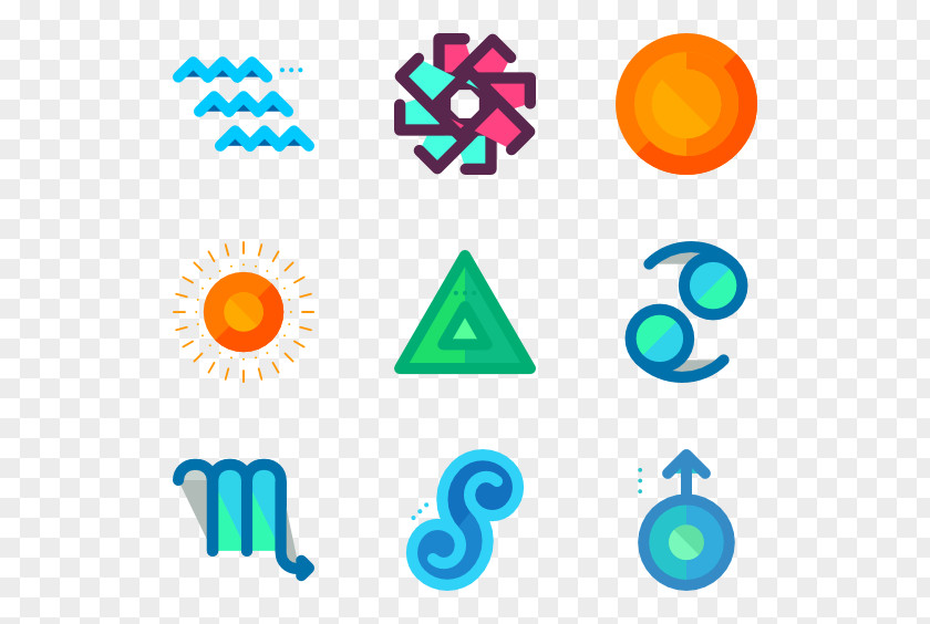 Colorful Shapes Symbol Clip Art PNG