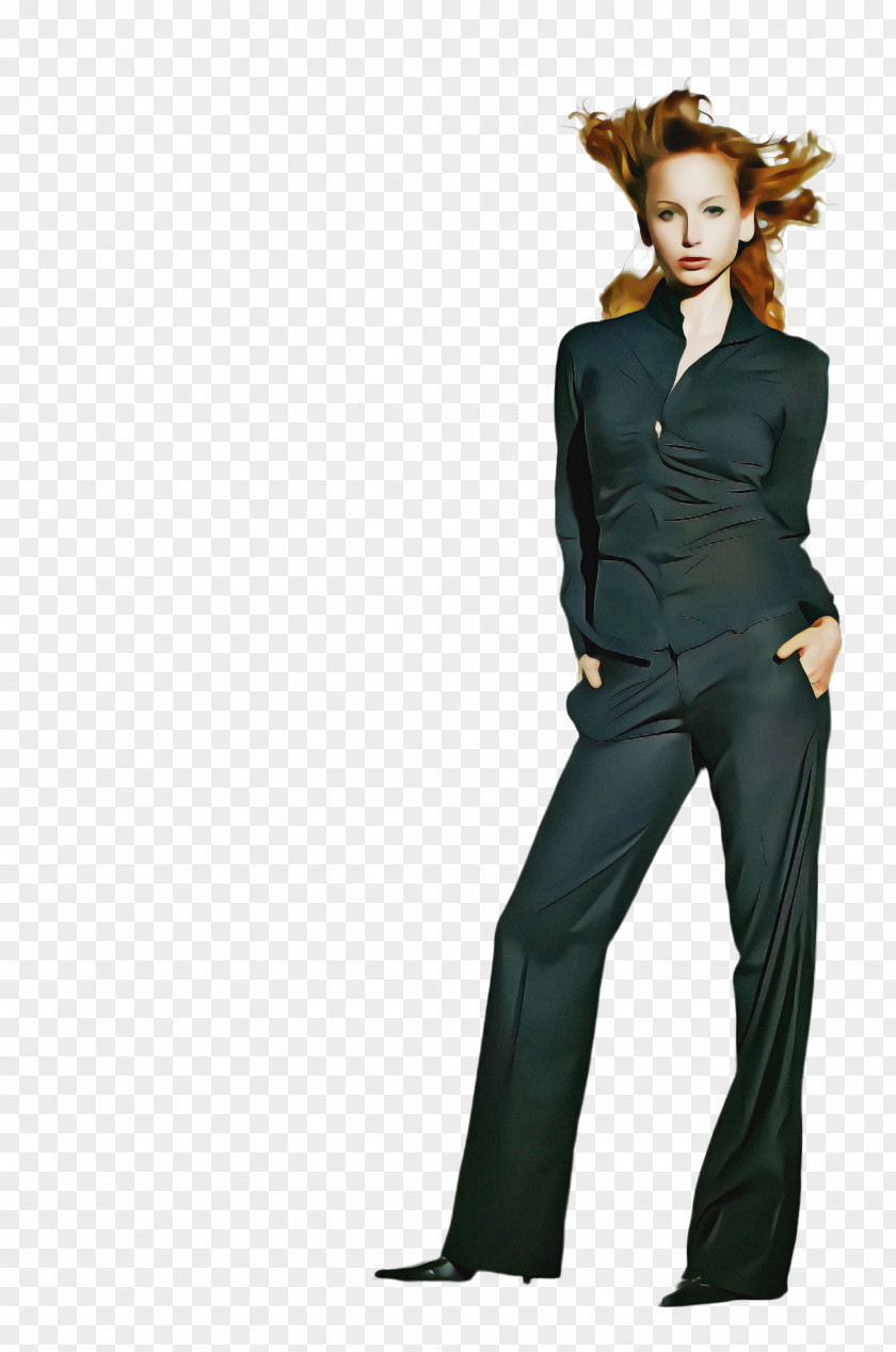 Costume Pantsuit Clothing Standing Fashion Model Suit PNG